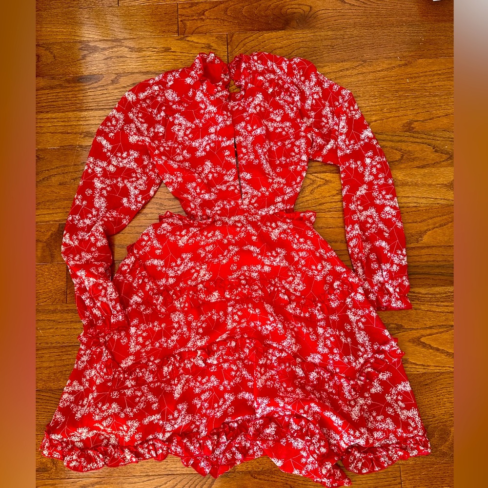 NanaMacs Save Your Breath Red Dress